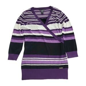 Exgirlfriend Women's Top Multicolor Size SP Viscose Blend Stretch Pullover